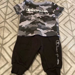 champion sweatpants set